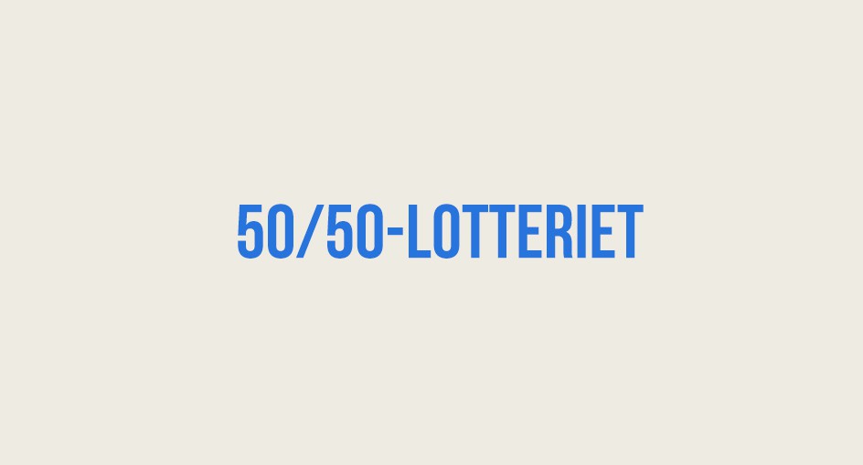 Vinstnummer i 50/50-lotteriet (GIF Sundsvall – Gefle IF)