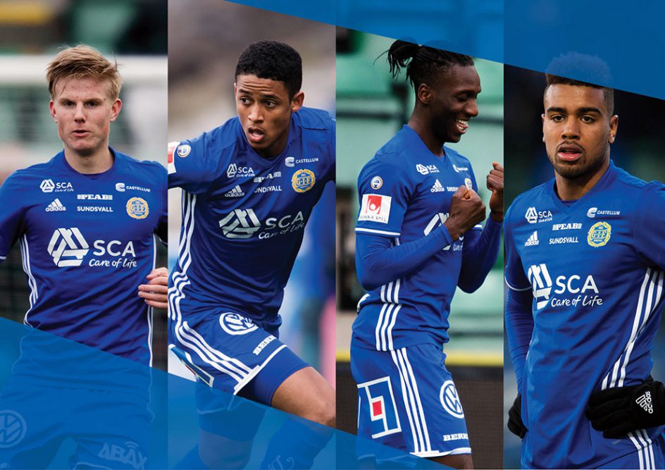 Fyra spelare från GIF Sundsvall uttagna till nya U21-landslaget!
