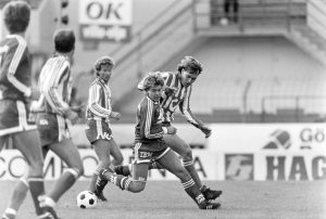 Tomas Brolin med GIF Sundsvall mot IFK Göteborg borta 1988. Foto: Bildbyrån.