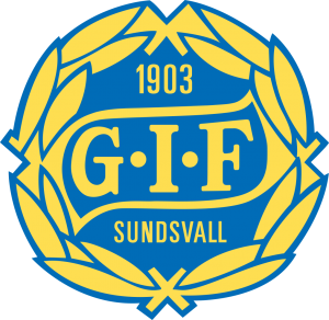 GIF Sundsvall klubbmärke, logotyp, logga, logo