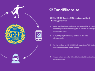 Tandläkare.se – stolt sponsor av GIF Sundsvall