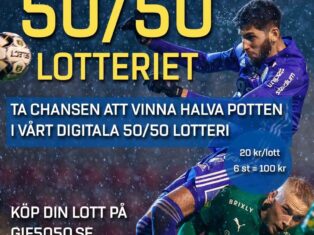 50/50-lotteriet tillbaka – digitalt vid bortamatcher
