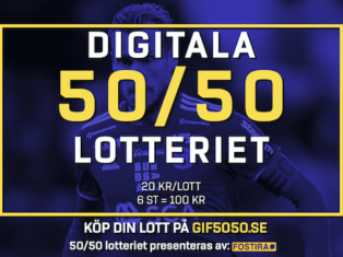 Digitala 50/50 lotteriet drar igång igen