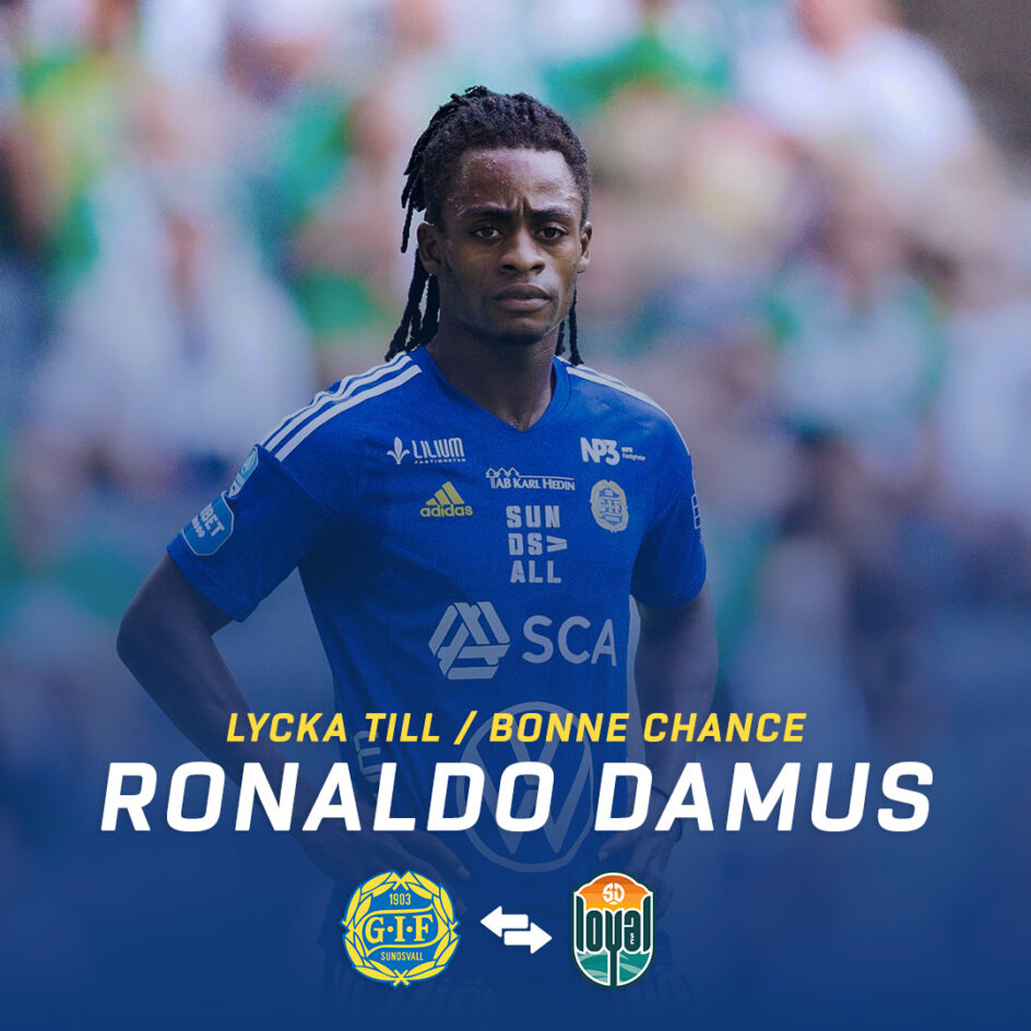 Ronaldo Damus lånas ut till USL
