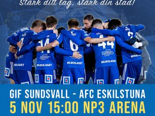 Skriv ut affisch inför AFC Eskilstuna-matchen!