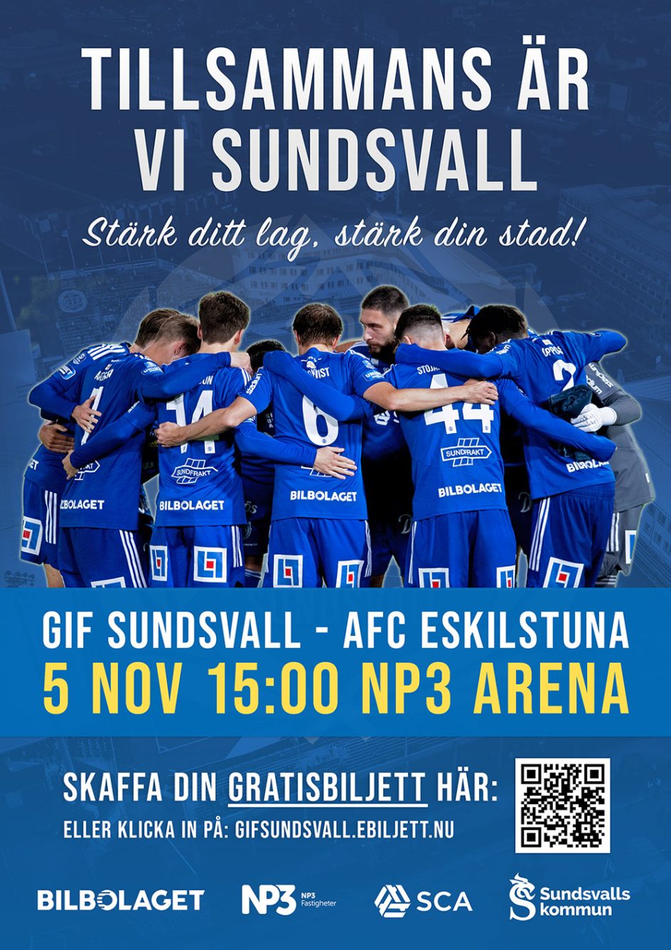 Skriv ut affisch inför AFC Eskilstuna-matchen!