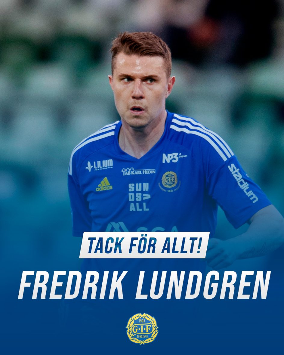 Tack för allt Fredrik Lundgren!
