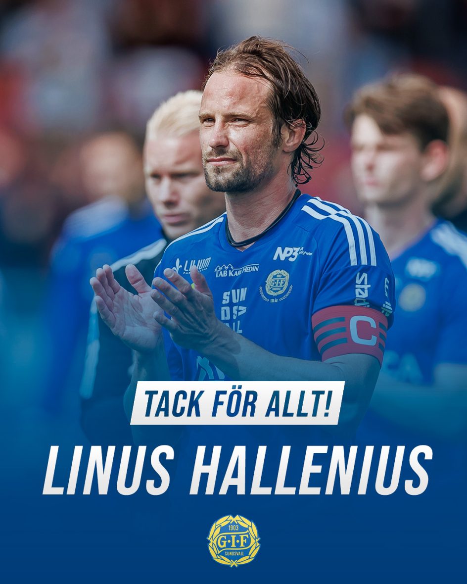 Tack för allt Linus Hallenius!
