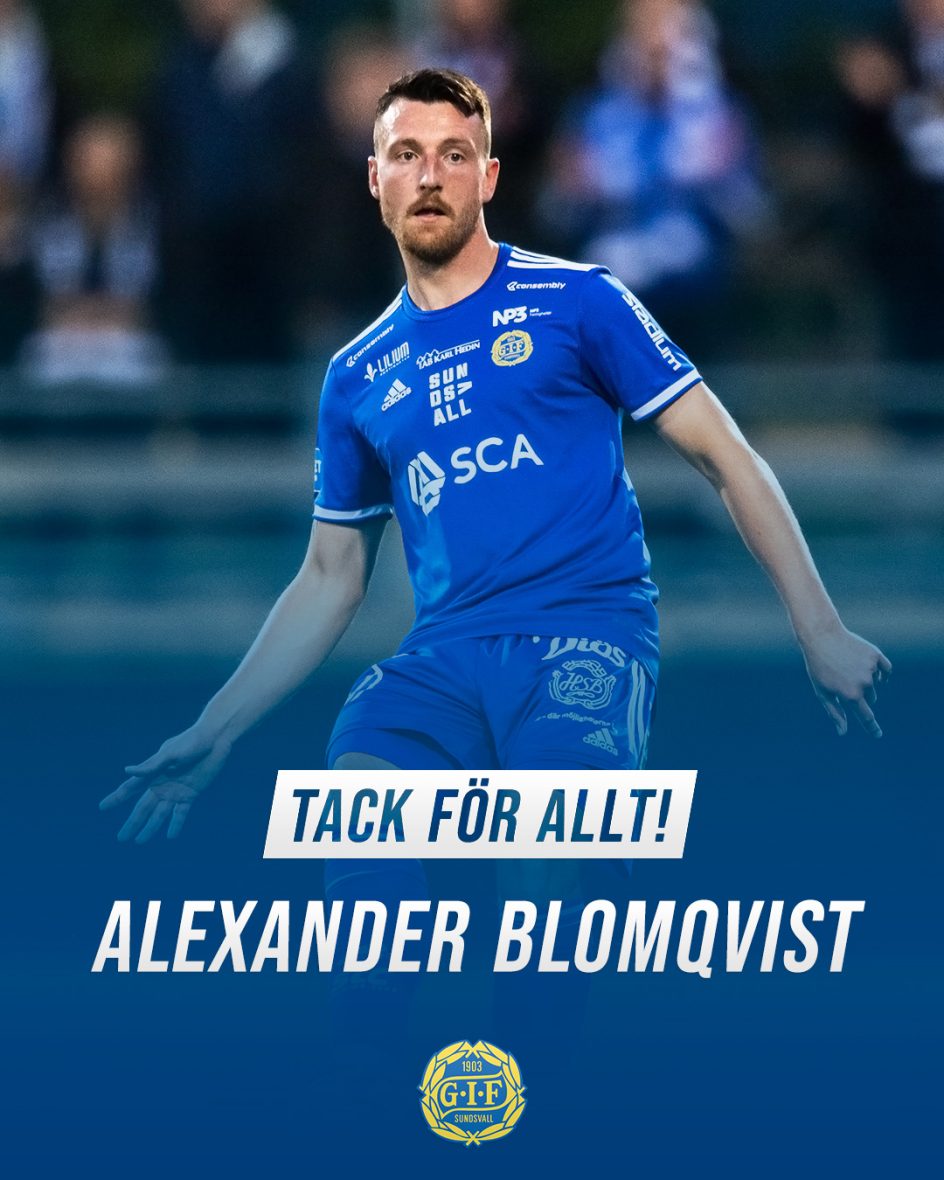 Tack för allt Alexander Blomqvist!