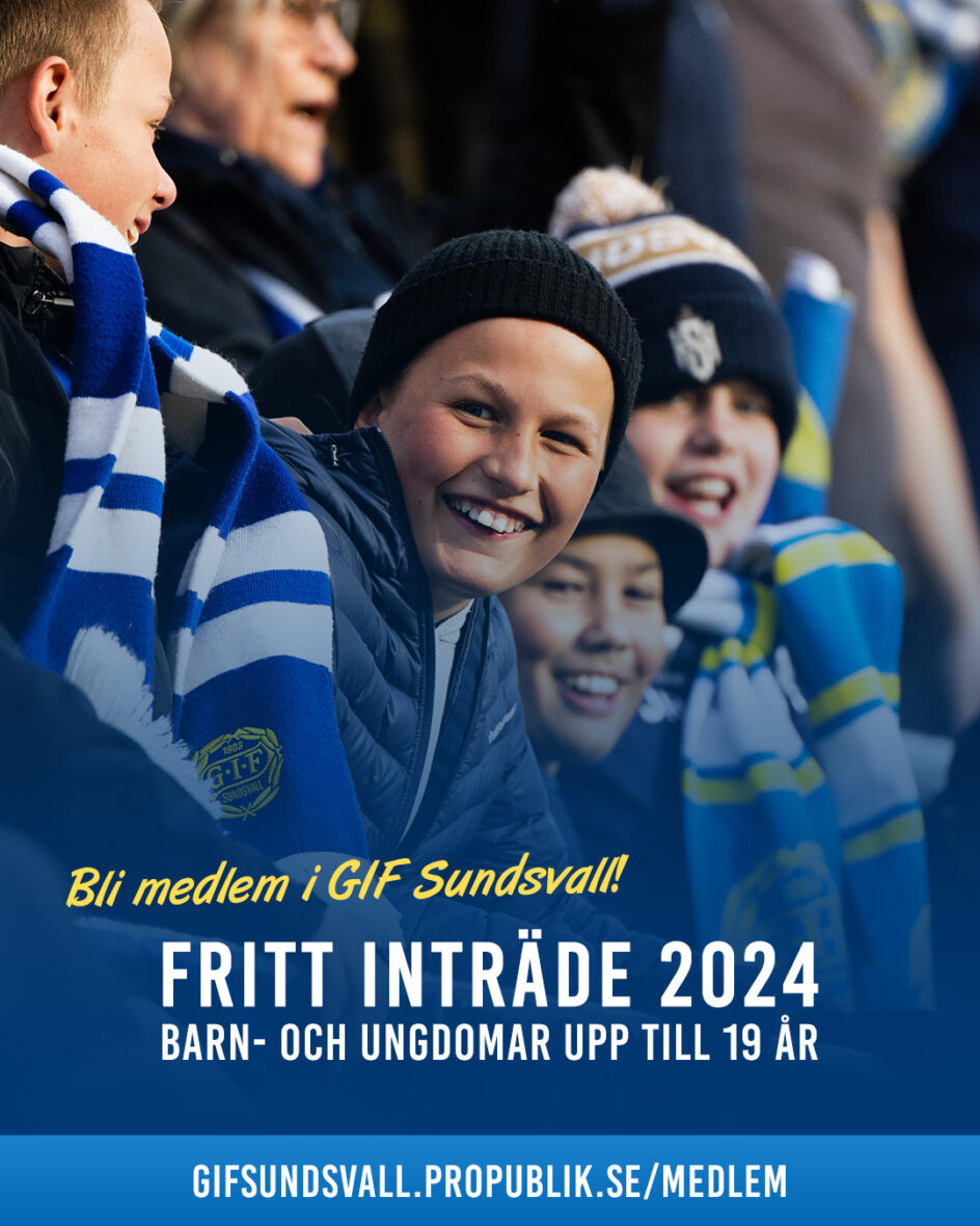 Bli medlem – få fritt inträde som barn och ungdom säsongen 2024!