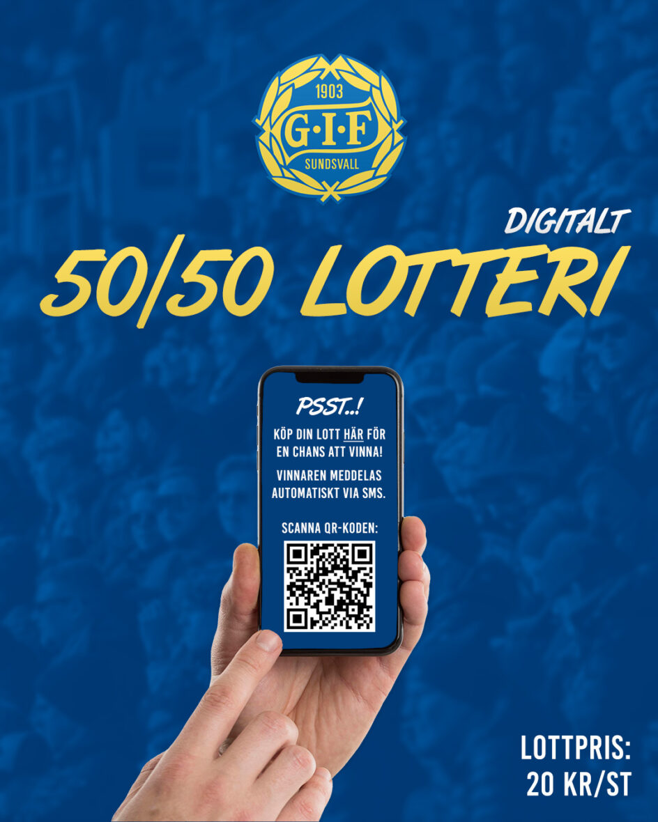 Vi presenterar det digitala 50/50-lotteriet