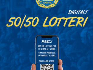 Delta i 50/50-lotteriet till matchen mot Varberg 27/4