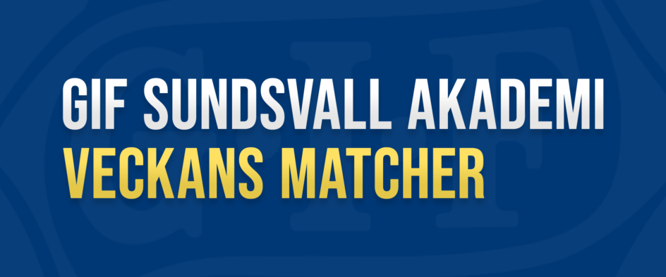 Akademimatcher vecka 32