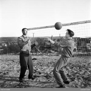 Stig "Vittjärv" Sundqvist som tränare i GIF Sundsvall 1957