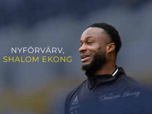 Välkommen Shalom Ekong!